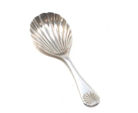 Vintage Silver hallmarked tea caddy spoon Birmingham silver hallmarks 