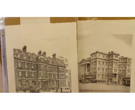 HOSPITALS, prints from the original 1950s engravings by Graham Clilverd, 10.5 x 13, fifty-four known, four with compliments s
