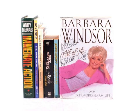 Various signed autobiographies and other publications to include:Joan Collins, Katy - a Fight for Life, London 1982, first ed