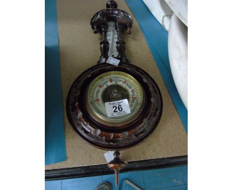 ANTIQUE BANJO BAROMETER