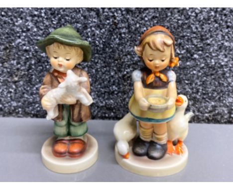 Two west German Goebel figures