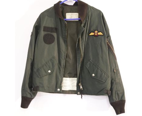 A Captain's RCAF flying jacket c1988. P&amp;P Group 3 (£25+VAT for the first lot and £5+VAT for subsequent lots) 