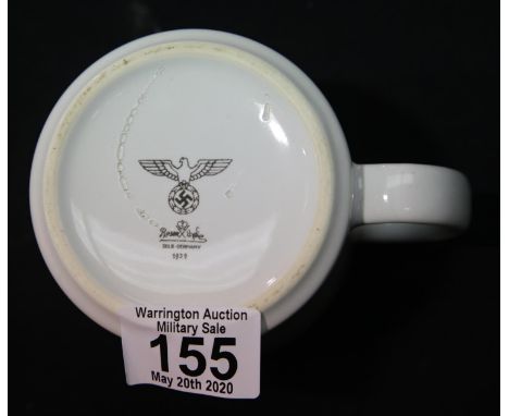 WWII type ceramic half pint mug with 1939 stamp to base. P&amp;P Group 1 (£14+VAT for the first lot and £1+VAT for subsequent