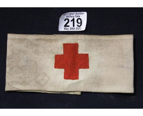 WWI German style Red Cross armband (1916). P&amp;P Group 1 (£14+VAT for the first lot and £1+VAT for subsequent lots) 