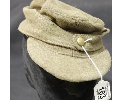 A WWII German felt Feldmutze. P&amp;P Group 2 (£18+VAT for the first lot and £2+VAT for subsequent lots) 