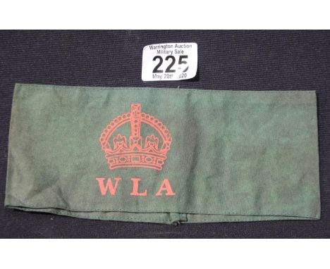 WWII British style WLA armband. P&amp;P Group 1 (£14+VAT for the first lot and £1+VAT for subsequent lots) 
