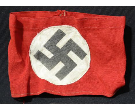 German WWII style armband. P&amp;P Group 1 (£14+VAT for the first lot and £1+VAT for subsequent lots) 