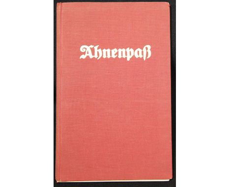 German WWII style non-Jewish family book. P&amp;P Group 1 (£14+VAT for the first lot and £1+VAT for subsequent lots) 
