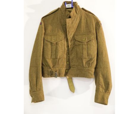 Battle Dress, c1952 with Royal marine shoulder titles. P&amp;P Group 3 (£25+VAT for the first lot and £5+VAT for subsequent l