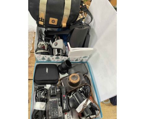 Cameras and photographic equipment, Bowers & Wilkins Ipod docking speaker and other electrical's.
