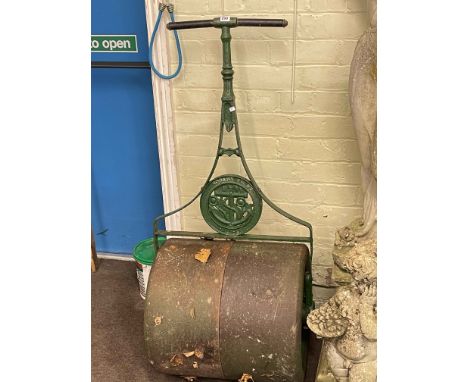 Vintage garden roller, Robert Riley, Halifax.