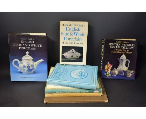 Books - Ceramic Reference - Godden (Geoffrey A., F.R.S.A.): English Blue and White Porcelain, Antique Collectors' Club, Woodb