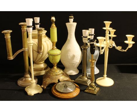 Lighting - various table lamps;  etc 