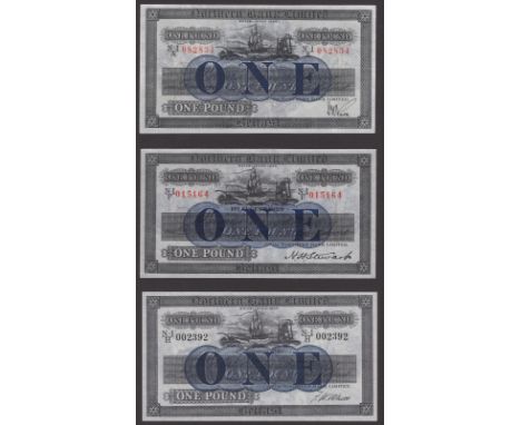 Northern Bank Limited, £1 (2), 1 May 1929, serial number N-I/A 082834, Knox signature, 1 August 1929, serial number N-I/F 015