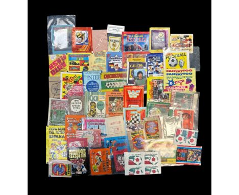 Soccer & sports cards in their original packets, most are unopened others are open with original cards inside. No empty envel