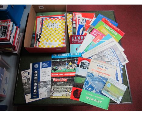 F.A Cup Final Programmes - 1992 plus key ring, pull out poster and ticket, 1962. 1967 and 1978 Charity Shields, 1971 League C