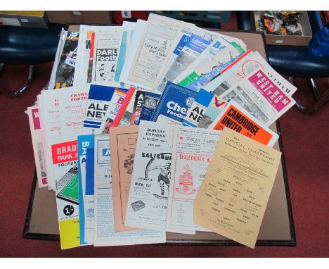 1960-1 Tottenham v. Carlisle- FA Cup, Walthamstow v. West Ham-friendly, Middlesbrough v. Sunderland, 63-4 Salisbury v. Bristo