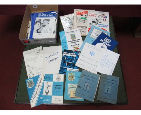 Tottenham Handbooks  1948-9, 50-1 (selotape spine), 65-6, 68-9, 69-70, 73-4. The Lillywhite magazines, weekly herrald, 'Spurs