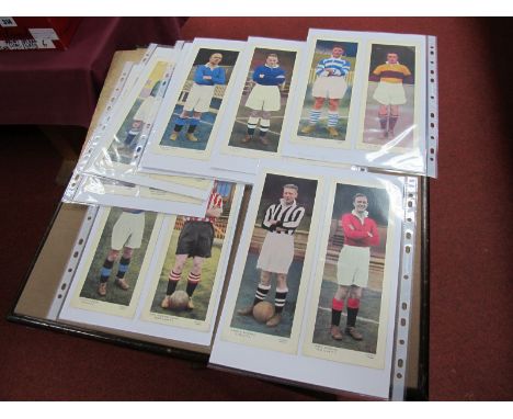 A Topical Times Panel Portraits, forty eight coloured examples including sixteen Scottish Club. Seven black and white and alb
