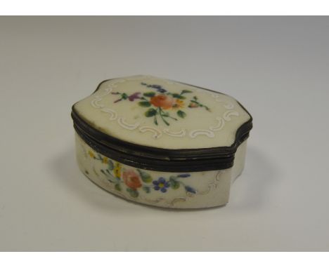 A 19th century enamel table snuff box, c.1880