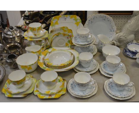 Teawares - a Grafton part tea service; another ,Duchess part tea service