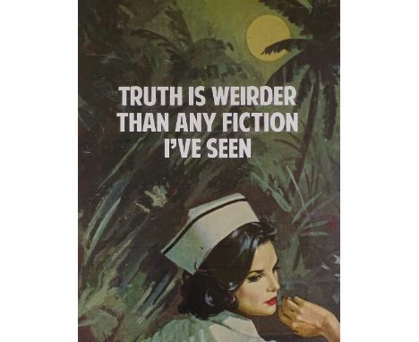 Connor Brothers, large colour print, truth is weirder than any fiction I've seen, signed in pencil, no. 14/35, image 42" x 25