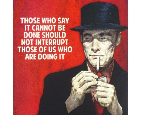 Connor Brothers, colour print, those who say it cannot be done, signed in pencil, no. 27/84, image 14" x 9.5", unframedPerfec