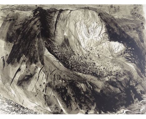 John Piper, screen print, Stones and Bones Two, from an edition of 50 plus 15 proofs, Kelpra Studios 1978 (Levinson 291), she