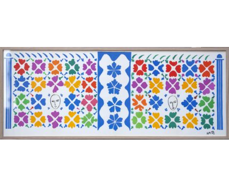 *Henri Matisse (1869-1954)DÉCORATION MASQUES Original lithograph from The Last Works, 1954 printed by Mourlot after Matisse’s