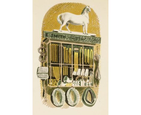 Eric Ravilious (1903-1942)'SADDLERS AND HARNESS MAKERS'Lithograph, from 'High Street', c.193823 x 15cm, unframed