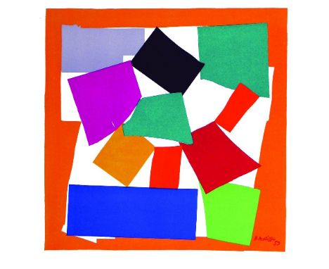 *Henri Matisse (French, 1869-1954)L’ESCARGOT FROM THE LAST WORKSOriginal lithograph 1954, printed by Mourlot after Matisse’s 