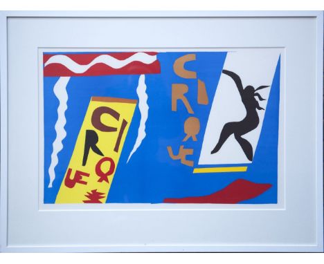 *Henri Matisse (1869-1954)LE CIRQUEOriginal lithograph after the Matisse Pochoir of 1947, limited edition of 250 authorised b