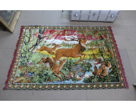 A French style tapestry wall hanging 