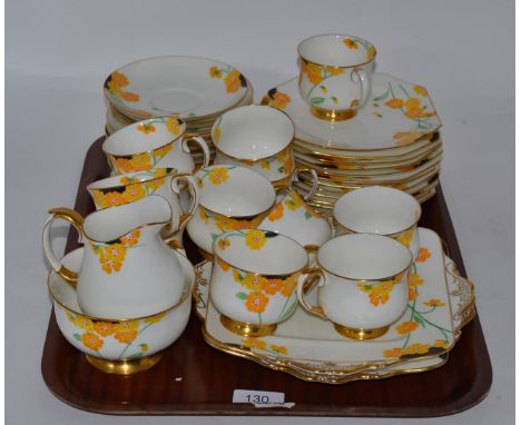 An Art Deco Paragon twelve place setting tea service
