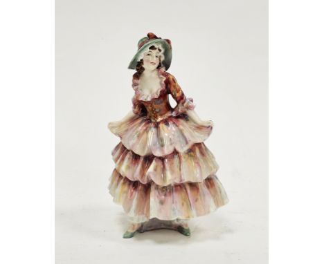 An early 20th century Royal Doulton bone china figure of Grizel, printed green marks, HN 1629, Rd. no. 783908, painted green 