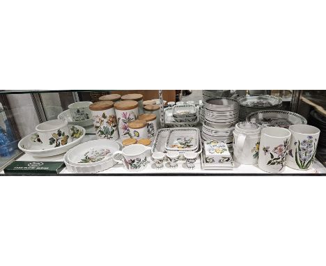 Portmeirion composite selection of Botanic Garden and Pomona pattern part dinner service and other wares including storage ja