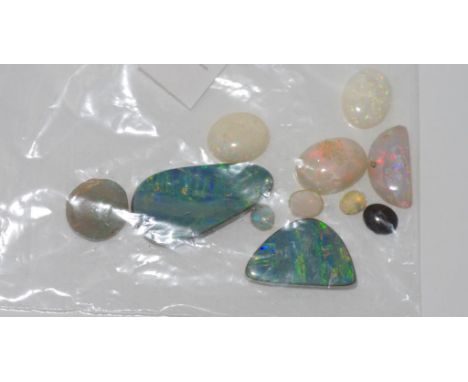 Various opal solids and triplets