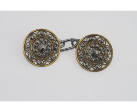 Cut steel cloak buttons