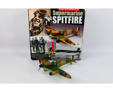 King & Country - A boxed King & Country RAF016 Royal Air Force Supermarine Spitfire Mk.I. The model appears to be in Mint con