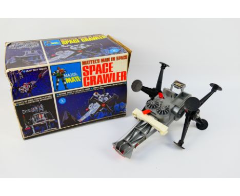 Rosebud - Mattel - Man In Space - A boxed 1966 dated Space Crawler from Mattel's Man In Space series # 6304. The Crawler appe