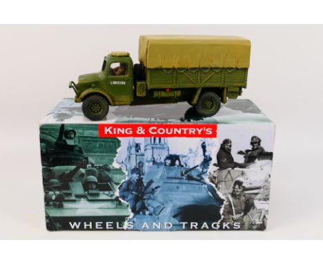King and Country - A boxed King & Country FOB24 'Fields of Battle' Bedford OYD Truck with Driver. The model appears to be in 