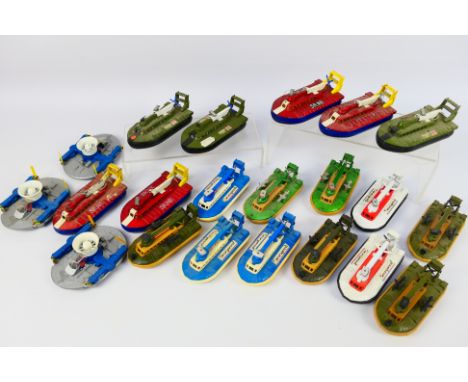 Corgi - Dinky - Matchbox - A collection of unboxed S.R.N6 hovercraft # K-22, # 290 and SR-N1 hovercraft # 1119. All show some