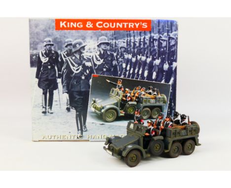 King & Country - A boxed King & Country 'Berlin 38 Leibstandarte' series LAH079 LAH Recce Truck. The 'Krupp Protze' comes wit