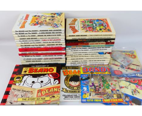 The Beano - The Dandy - A collection of around 30 reference books relating to the popular comics of 'The Beano' and 'The Dand