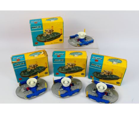 Corgi - 4 x boxed H.D.L. Hovercraft SR-N1 models # 1119. All show signs of light use, one has a broken rear fin, they appear 