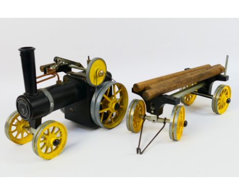 Mamod - A  Mamod tinplate steam tractor from early to mid 1980s. This item is orignaly from a self assembly kit and is cosmet