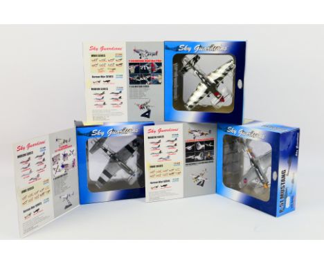 Witty Wings - Sky Guardians - 3 x boxed P51-D Mustang aircraft in 1:72 scale in different liveries, # WTW-72-004-011, 012 and