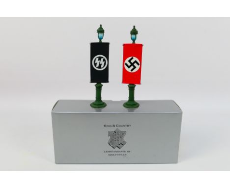 King & Country - A boxed King & Country 'Leibstandarte' series LAH41 German Lamposts. The diorama accessories appear to be in