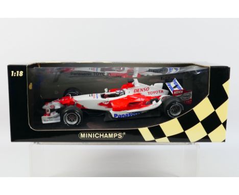 Minichamps - A boxed 1:18 scale Minichamps Limited Edition #100060078 Panasonic Toyota Racing F1 Showcar 2006 'J.Trulli'. The