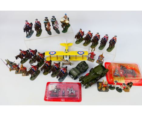 Del Prado - Corgi - Others - A mixed group of predominately unboxed painted metal soldier figures, with a group of diecast an